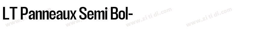 LT Panneaux Semi Bol字体转换
